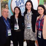 Sebastião Pereira, da Aviesp, Isabelle Fregapane e Vanessa Garmes, da Empetur, e Juliana Assumpção, da Aviesp Sebastião Pereira, da Aviesp, Isabelle Fregapane e Vanessa Garmes, da Empetur, e Juliana Assumpção, da Aviesp