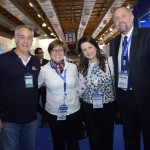 Sylvio Ferraz, da MMTGapnet, com Nádia Kardouss, Jacqueline Ledo e Gustavo Esusy, da Copa Airlines