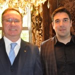 Umberto Beltramea, gerente-geral do St Andrews e Lucas Dócolas, ger