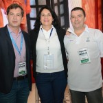 Vinicius Barcellos, Mari Magalhães e Ricardo Alves, da Oasis Hoteles & Resorts