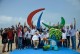 Escultura de símbolo paralímpico é inaugurada em Copacabana