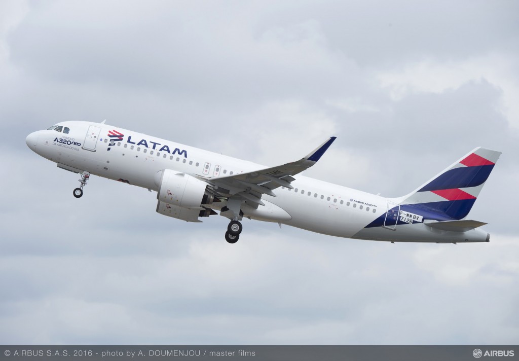 Latam Airlines Brasil estreia operações com A320neo