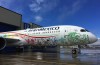 Primeiro B787-9 Dreamliner da Aeromexico ganha pintura especial; amplie