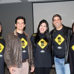 Ademir Cavalcanti, Eduy de Azevedo, da CVC com Alexandre Zubaran, Perla Fernandes e Ana Claudia da Accerj