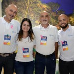 Alceu Soares, Milrelle Teixeira, José Ricardo, e Thiago Souza, do Rio Quente Resorts