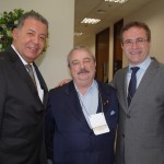 Alexandre Sampaio, da FBHA, Alexandre Mello, da Ubrafe, e Luigi Rotunno, da ABR Alexandre Sampaio, da FBHA, Alexandre Mello, da Ubrafe, e Luigi Rotunno, da ABR