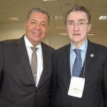 Alexandre Sampaio, da FBHA, e Eraldo Cruz, da CNC Alexandre Sampaio, da FBHA, e Eraldo Cruz, da CNC