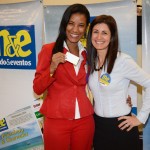 Aline Alves, da Martur Viagens e Turismo, e Andrea Gabel, de ST. Pete Aline Alves, da Martur Viagens e Turismo, e Andrea Gabel, de ST. Pete