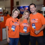 Ana Paula Oliveira e Ana Cecilia Rossi, da Flytour, com Eloi Khouri, da Eko Ana Paula Oliveira e Ana Cecilia Rossi, da Flytour, com Eloi Khouri, da Eko