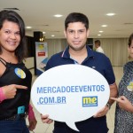 Andréa Santos, da Viagens e Turismo Mastur, Samuel Arantes, do Arantes Tour, e Luciana Feitosa, da Santorini Viagens Andréa Santos, da Viagens e Turismo Mastur, Samuel Arantes, do Arantes Tour, e Luciana Feitosa, da Santorini Viagens