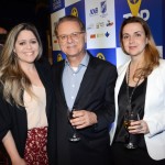 Anelise Longo e Orlando Souza, do FOHB, e Flavia Taulois, do SPCVB
