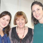 Carla Marin e Bruna Freitas, da Aeromexico com Mariza Rosa, da Agaxtur ao centro