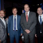 Carlos Vazquez, da Esferatur, Jean-Marc Pouchol, diretor geral para America do Sul da AirFrance KLM, Ralf Aasmann, da AirTKT, e Fabio Lessa, da AirFrance KLM Carlos Vazquez, da Esferatur, Jean-Marc Pouchol, diretor geral para America do Sul da AirFrance KLM, Ralf Aasmann, da AirTKT, e Fabio Lessa, da AirFrance KLM