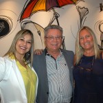 Cristina Mattos e Douglas Viegas do Arena com Rosa Masgrau, do M&E Cristina Mattos e Douglas Viegas do Arena com Rosa Masgrau, do M&E