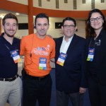 Danilo Barbizan, da Delta, Fabio Rossi, da Flytour, Luiz Teixeira, da Delta, e Luciane Florio, da Flytour Eventos Danilo Barbizan, da Delta, Fabio Rossi, da Flytour, Luiz Teixeira, da Delta, e Luciane Florio, da Flytour Eventos