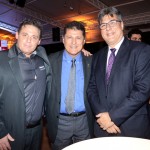 Diego Castagnet e Valci Pereira de Souza, da Avianca, e Roberto Nedelciu, da Raidho