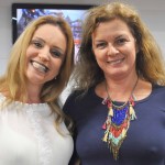 Débora Izzo, da Agaxtur com Gilmara Bernardes, da MontSerrat