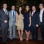 Dênis Ribeiro, da AirFrance KLM, Rafael Monteiro, Erica Cassia, da CNT, Adriana Cavalcanti, da AirFrance KLM, com André Khouri, da CNT, e Jean-Pérol, da Atout France Dênis Ribeiro, da AirFrance KLM, Rafael Monteiro, Erica Cassia, da CNT, Adriana Cavalcanti, da AirFrance KLM, com André Khouri, da CNT, e Jean-Pérol, da Atout France