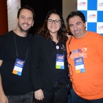 Eloi Khouri, da Eco, Luciane Florio, da Flytour Eventos, e Marcelo Paolillo, da Flytour Eloi Khouri, da Eco, Luciane Florio, da Flytour Eventos, e Marcelo Paolillo, da Flytour
