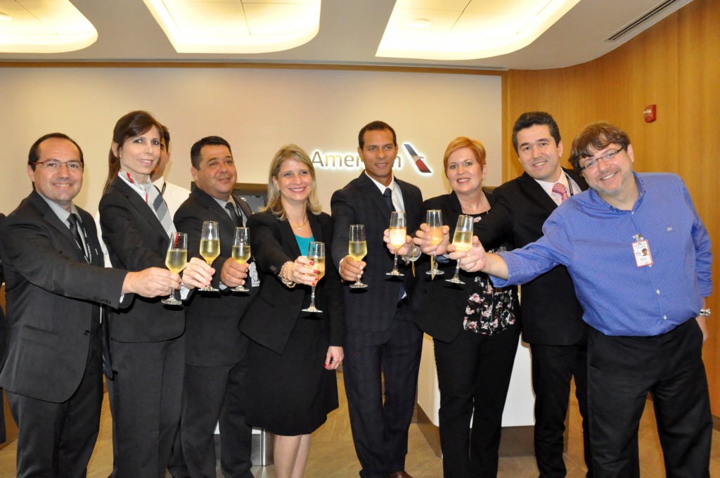 Equipe da American inaugurou oficialmente o novo lounge