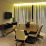 Esta é a sala da suíte executiva