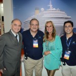 Francisco Ancona, Dario Parazzoli, Helô Pinehiro, e Fabio Guilhem, da Costa Cruzeiros Francisco Ancona, Dario Parazzoli, Helô Pinehiro, e Fabio Guilhem, da Costa Cruzeiros