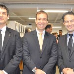 Ignacio Palacios, Adrian Ursilli e Bruno Cordaro, da MSC Cruzeiros