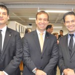 Ignacio Palacios, Adrian Ursilli e Bruno Cordaro, da MSC Cruzeiros Ignacio Palacios, Adrian Ursilli e Bruno Cordaro, da MSC Cruzeiros