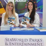Jacqueline Jorgensen e Marina Pascuarrelli, do Seaworld