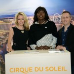 Janelle Jacks, Patricia Niscior e Jeff Lovari, do Cirque du Soleil Janelle Jacks, Patricia Niscior e Jeff Lovari, do Cirque du Soleil