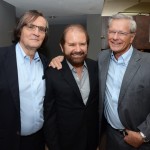 Jean-Perol, da Atout France, Guilherme Paulus, da GJP, e Roland Bonadona