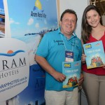 João Paulo, do Aram Hoteis, e Magaley Teixeira, do Hotel Tarobá João Paulo, do Aram Hoteis, e Magaley Teixeira, do Hotel Tarobá