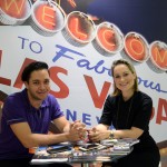 Marcelo Diogo e Carolina Mokshin, de Las Vegas Marcelo Diogo e Carolina Mokshin, de Las Vegas