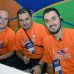 Marcos Pessuto, Daniel Firmino, e Rafael Ortiz, da Flytour Marcos Pessuto, Daniel Firmino, e Rafael Ortiz, da Flytour