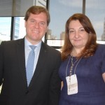 Marx Beltrão, ministro do Turismo, e Magda Nassar, presidente da Braztoa Marx Beltrão, ministro do Turismo, e Magda Nassar, presidente da Braztoa