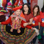 Milagros Ochoa, Cristina e Maria Teresa, do Turismo do Perú