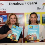 Mirna Figueiredo, da Boreas Apart Hotel, e Francisca Alves, do Hotel Litoral Fortaleza Mirna Figueiredo, da Boreas Apart Hotel, e Francisca Alves, do Hotel Litoral Fortaleza
