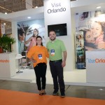 Nathalia Konig e Pedro Romio, do Visit Orlando
