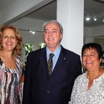 Nea Mariozz e Nilo Sérgio Felix, da Setur com Cristina Fritsch, Abav-RJ Nea Mariozz e Nilo Sérgio Felix, da Setur com Cristina Fritsch, Abav-RJ