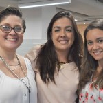 Nádia Kardouss e Claudia Silva, da Copa Airlines, com Alejandra Carranza, do México Nádia Kardouss e Claudia Silva, da Copa Airlines, com Alejandra Carranza, do México
