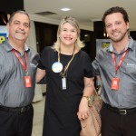 Patrícia Lyra, da Movida, entre Everaldo Gomes e Rodrigo Ricciardi, da Avianca Patrícia Lyra, da Movida, entre Everaldo Gomes e Rodrigo Ricciardi, da Avianca
