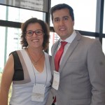 Patrícia Thomas, da Alagev, e Paulo Frias, da Accor Patrícia Thomas, da Alagev, e Paulo Frias, da Accor