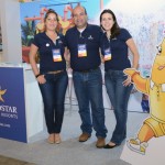 Renata Leite, Raul Monteiro, e Nathalia Lemeszenki, do Iberostar Renata Leite, Raul Monteiro, e Nathalia Lemeszenki, do Iberostar