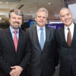 Renato Melo, da Abav-SP, Edmar Bull e João Sabino, da Abav Nacional