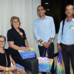Selma Sundaus, da Sundaus Turismo, Veralúcia Rodrigues, da Travel Cash, Hilton Santana, da HS, e Djalma Domingos, da Girasol Operadora Selma Sundaus, da Sundaus Turismo, Veralúcia Rodrigues, da Travel Cash, Hilton Santana, da HS, e Djalma Domingos, da Girasol Operadora