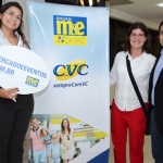 Yashara Queiroz, Marcelle Ferreira, Rogerio Mendes, da CVC Yashara Queiroz, Marcelle Ferreira, Rogerio Mendes, da CVC
