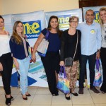 Yrwana Guerra, da Setur-CE e Regina Biondi, do Enotel, com agentes de viagens Yrwana Guerra, da Setur-CE e Regina Biondi, do Enotel, com agentes de viagens