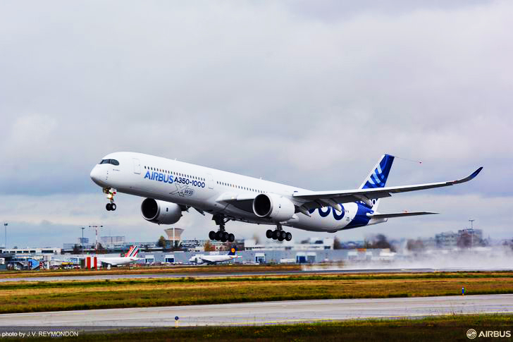 Airbus inicia novo capítulo ao realizar voo inaugural do 1°A350-1000; veja fotos 4 800x600_1479982139_A350-1000_First_Flight_3