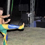 A capoeira tomou conta do coquetel