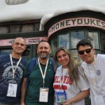 Alexandre Antonialli, da Visual, Carlos Pineda, da Flytour, Andreia Mstiusso, da Anjos Viagens, e José Neto, da MMT Gapnet